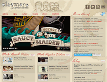 Tablet Screenshot of claymoreproductions.com